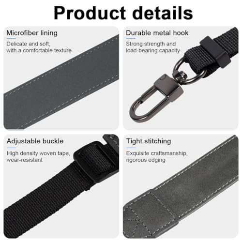 Image of ZORBES Neck Strap Lanyard for DJI RC & RC 2 & RC Pro Controller, for DJI Mini 4 Pro 29.5inch Lanyard, Soft Leather Lanyard Compatible with DJI RC PRO Mini3 /4 Pro RC2 Smart Remote Accessories
