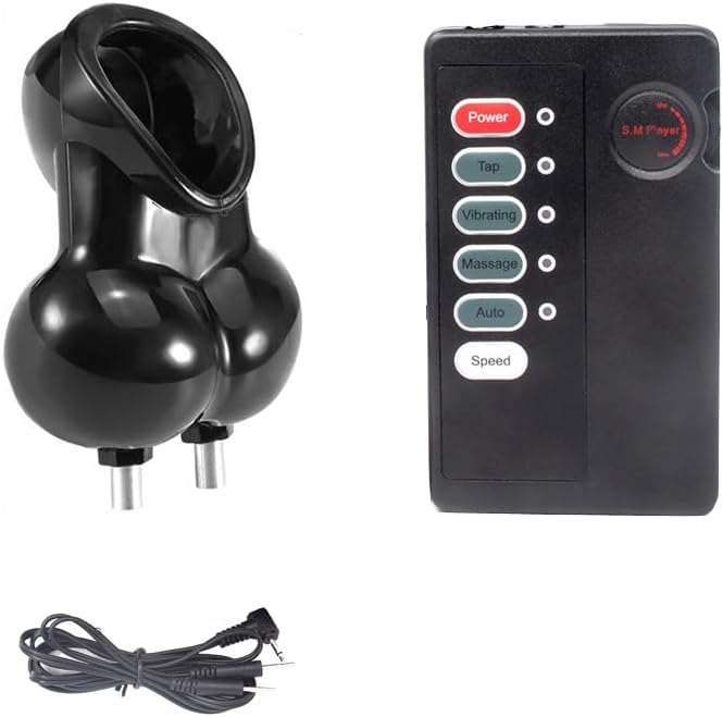 Kit de estimulación eléctrica para control con cable de testículo y control inalámbrico Estimulador de testículos opcional (cableado)