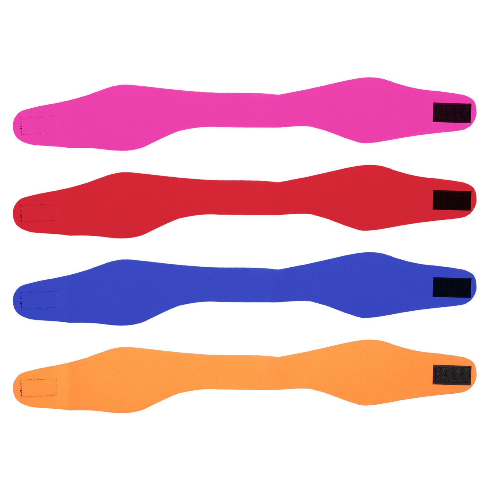Banda Ajustable Para Oídos De Natación Y Ducha Colores Vibrantes Protección Y Para Baño Y Natación 4 Piezas X 5