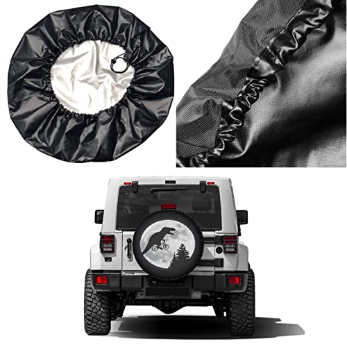 Image of Delerain Dinosaur Spare Tire Covers for RV Trailer SUV Truck and Many Vehicle, Wheel Covers Sun Protector Waterproof (16 Inch for Diameter 29 inch-31 inch)