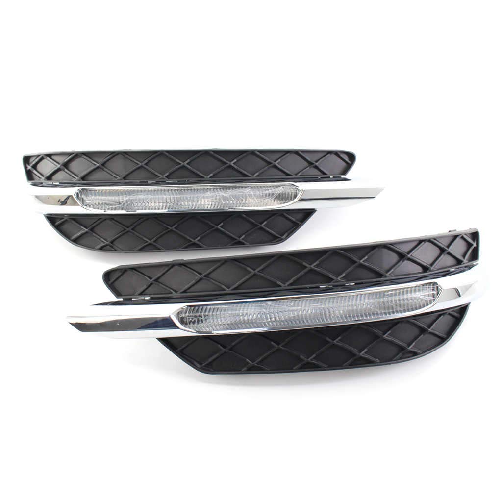 Kit luci diurne giornaliere Kit luci di Marcia Diurna a LED DRL Gruppo Ottico fendinebbia per Il 2012-2014 Mercedes-Benz W204 Classe C C250 C300 C350 2048803224 2048803324