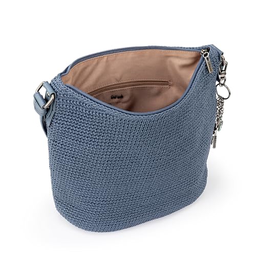 Image of The Sak Sequoia Hobo Bag - Hand Crochet Large Women's Purse for Everyday & Travel - Durable Handbag & Tote With Zipper Pocket