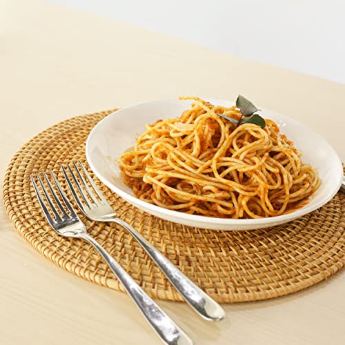 Tkkdecor Placemats Set Of 6 With Holder - Heat Resistant Rattan Placemat For Dining Table Home Kitchen Decor - Wicker Placemats Boho Christmas Decorations #TOP5