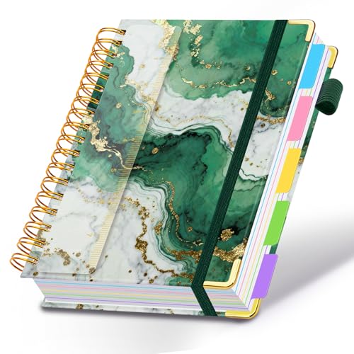 Carnet de notes 5 sujets avec intercalaires onglets et 300 pages lignées A5
