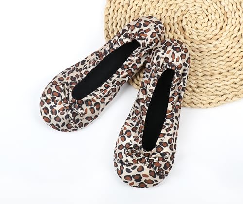 Image of Keyela Women's Ballerina Slippers,Non-Slip Bedroom Slippers Socks | Soft fuzzy slipper socks for ladies Indoor home slippers Cozy sock slippers Ballet Slippers