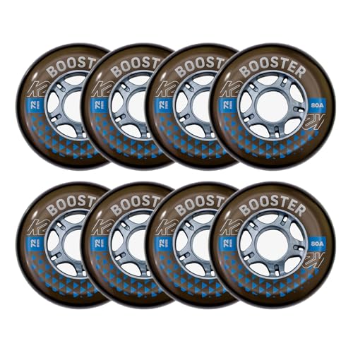 Roues K2 Booster 72 mm 80A avec roulements ILQ pour rollers en ligne