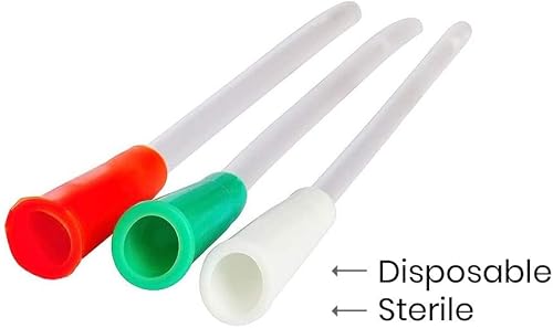 Miniatura 3 de HealthAndYoga(TM) Suministros para enema  Corto 5.9 in sin molestias, puntas de colon de grado médico  Extremo redondeado flexible para inserción