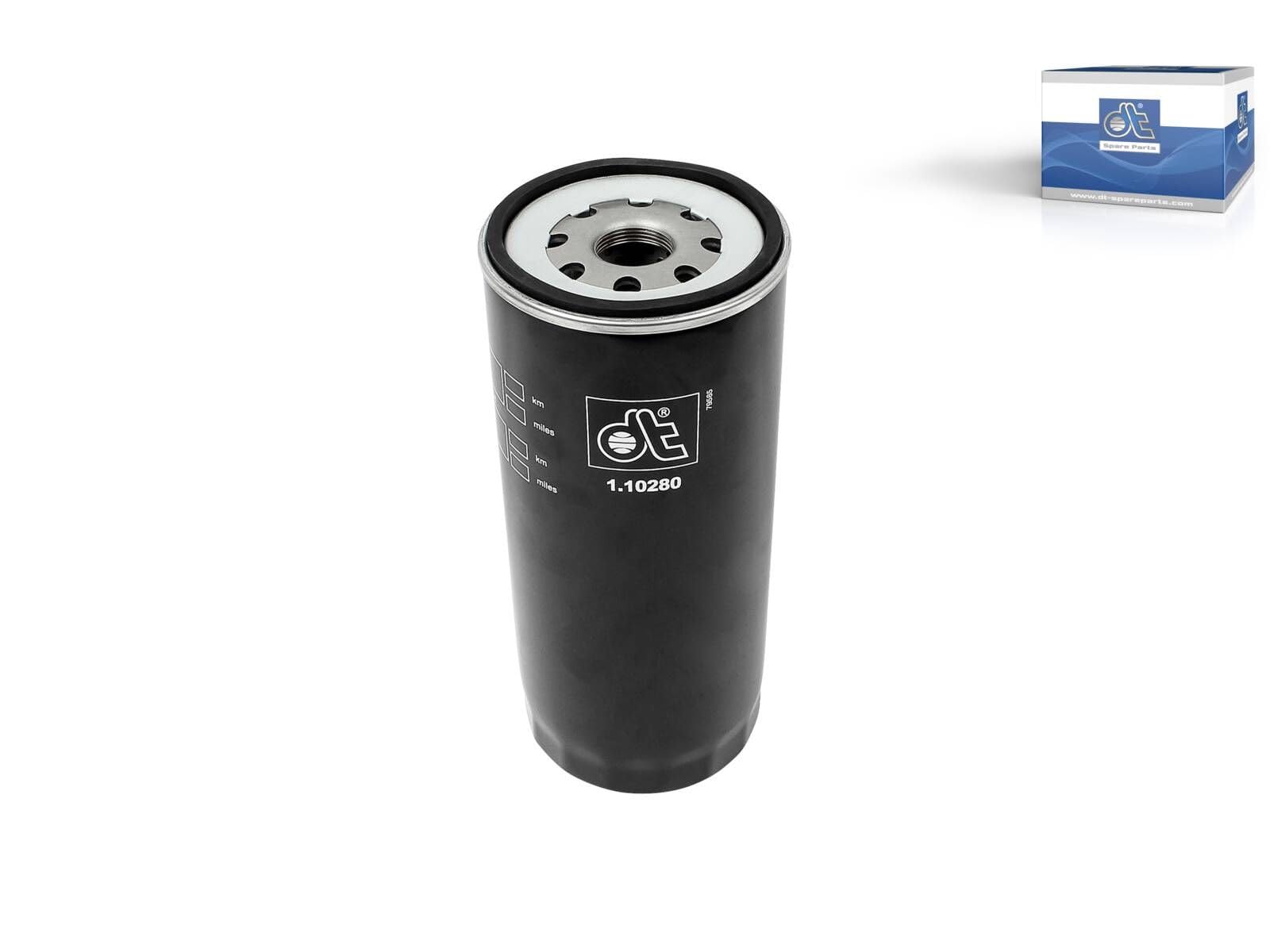 DT Spare Parts Filtro de aceite motor Filtro enroscable 1.10280 Compatible con VOLVO N 10 B 9 F 7 8500 FL 7