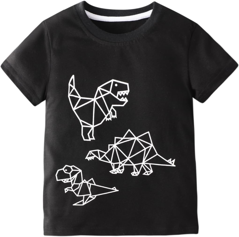 Boy Summer Clothes Toddler Outfits Kids Cotton Short Sleeve Shirt Shorts Set 2-7 Years