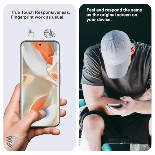 Image of Anti Glare Matte TPU hydrogel Edge to Edge Screen Protector Guard For Google Pixel 9 Pro XL and Google Pixel 10 Pro XL (6.8 Inch) With Installation Kit | Support Fingerprint