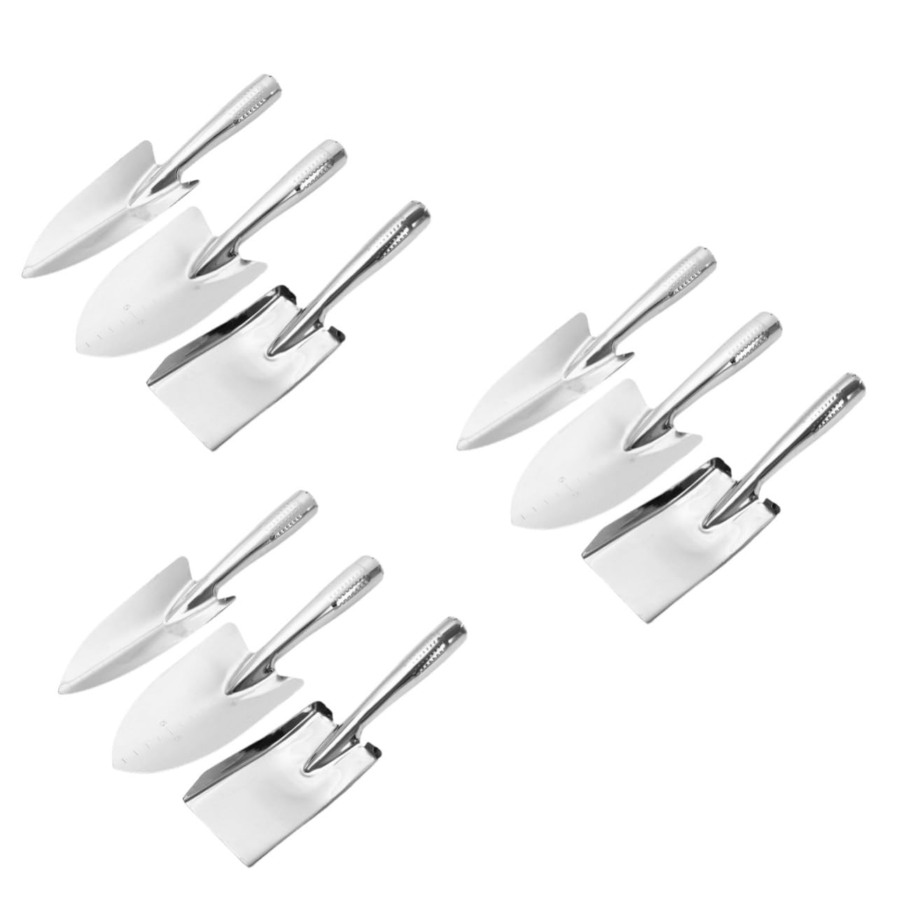 UPKOCH 3 Set Palette Per Giardinaggio Inossidabile Utensili Multifunzionali Per Estirpare E Smuovere Per Appassionati Giardinaggio 3 Pezzi * 3
