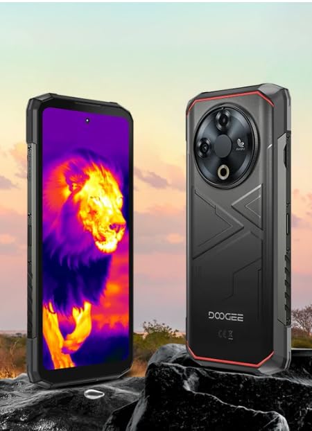 SGZYEZJSDOOG Fire 6 Rugged Phone 6.56" 90Hz Display 6GB+256GB 50MP AI Main Camera 10400mAh/18W Mobilephone Android 14