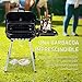 Outsunny Barbacoa de Carbón BBQ Multifuncional Parrillas Asador con Estantes y Ruedas...