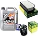 Produktbild QR-PARTS 69359581 Filter Set Inspektionspaket 5 Liter Motoröl Top Tec 4200 5W-30 MANN-FILTER Luftfilter Ölfilter