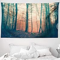 ABAKUHAUS Arazzo Parete Marino 150x110cm - Tessuto Morbido, Decorazione Camera Blu Ardesia - Foto 6