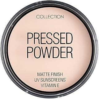 Collection Cosmetics Pressed Powder, Velvety Matte Finish, 17g, Ivory