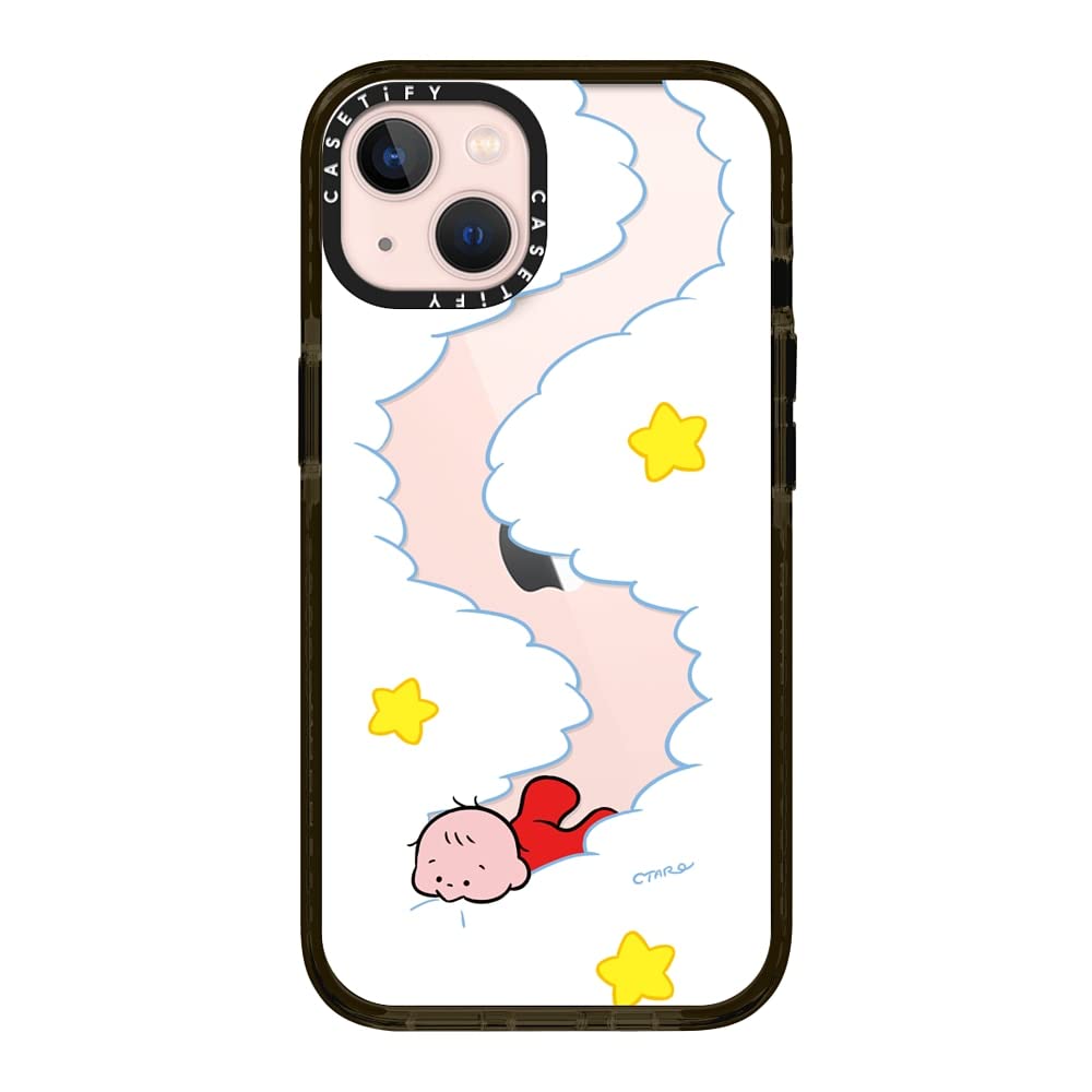 CASETiFY インパクトケース iPhone 13 - Eat your clouds by TARO OONO - クリア ブラック