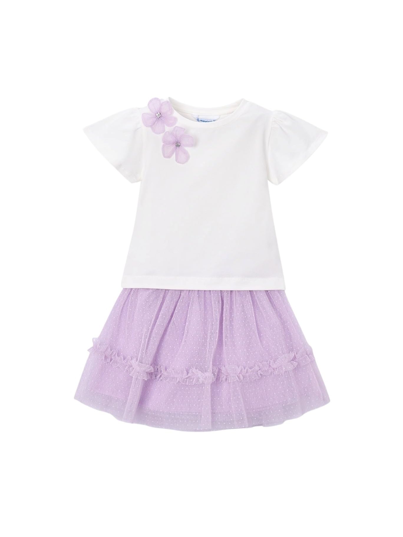 Mayoral Compl.Gonna Tulle per Bambine e Ragazze Malva