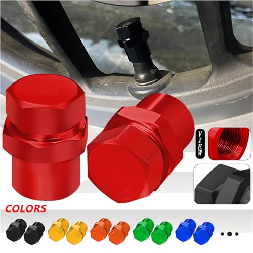 Tapas de válvula CNC para Yamaha MT 07 09 cubiertas de rueda 2