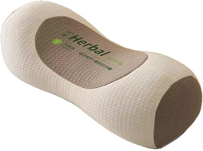 Cervical Pillow for Neck Support, Buckwheat Filled Orthopedic Pillow for Sleeping, Ergonomic Traction Pillow for Neck Pain Relief and Spine Alignment