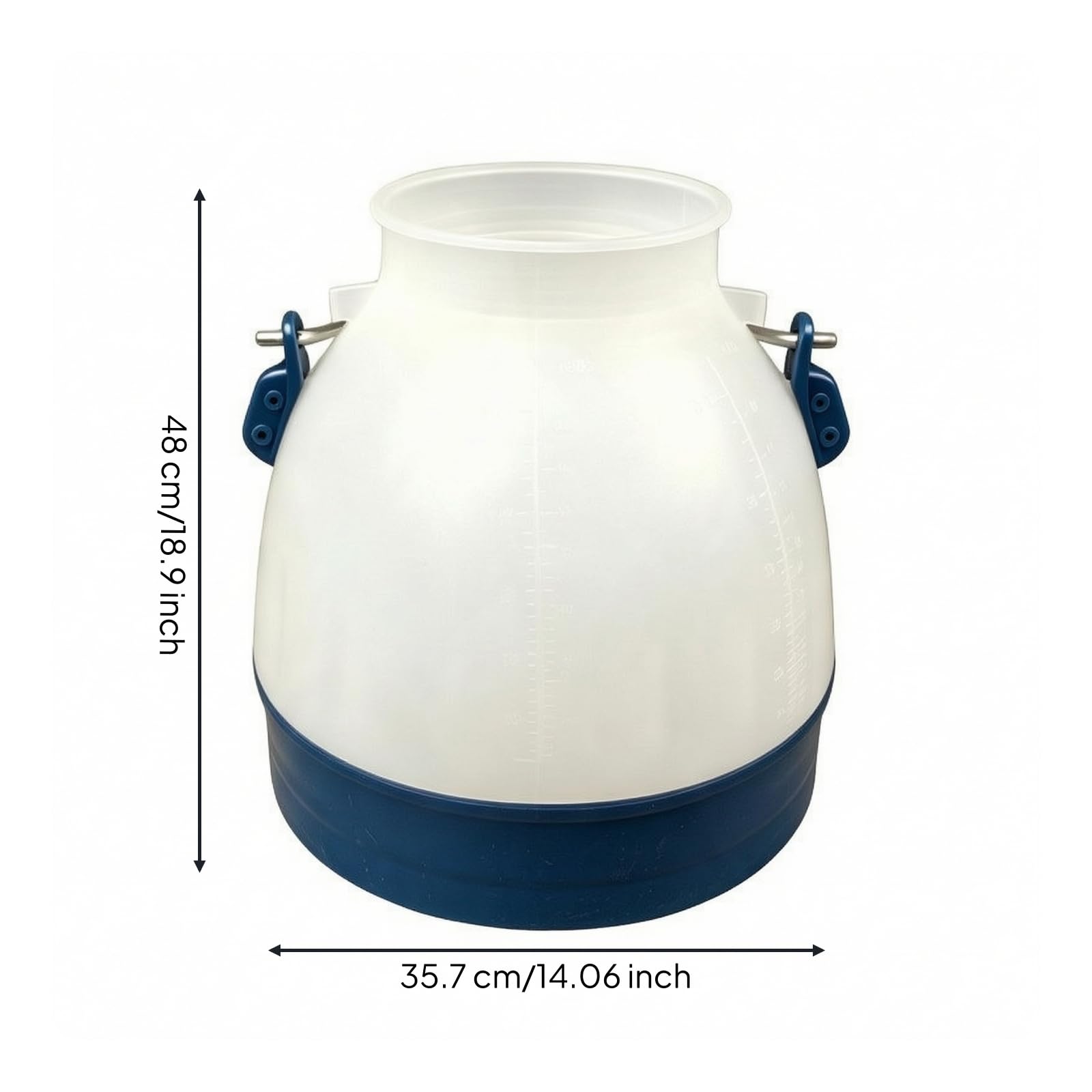 Secchio con Manico Alimentare | Resiente, Secchio per Mungitura, abile, Fattoria, vri, Latterie, 25L