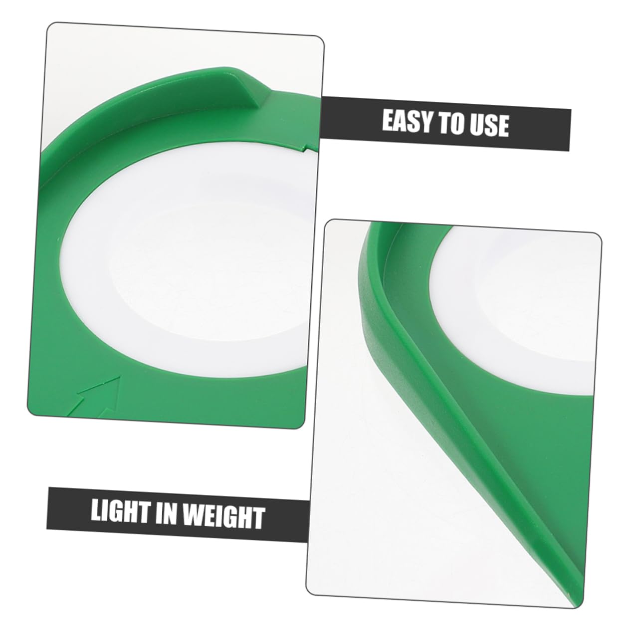 KOMBIUDA Copa y Bandera para Putting de Golf 9 Piezas Abs Verde