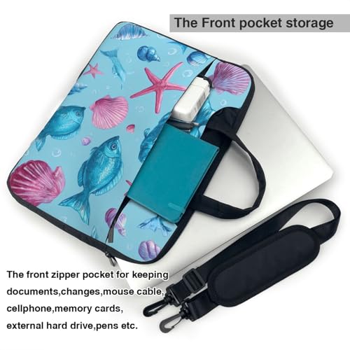Bolso para portátil 14 pulgadas impermeable con asa y correa miniatura 6