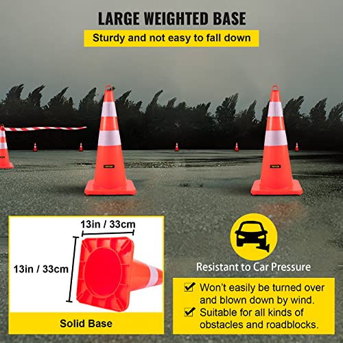 Vevor AQZYCQHSB2812UQM3 Safety Cones, 12 X 28 Inch Traffic Cones thumb #4