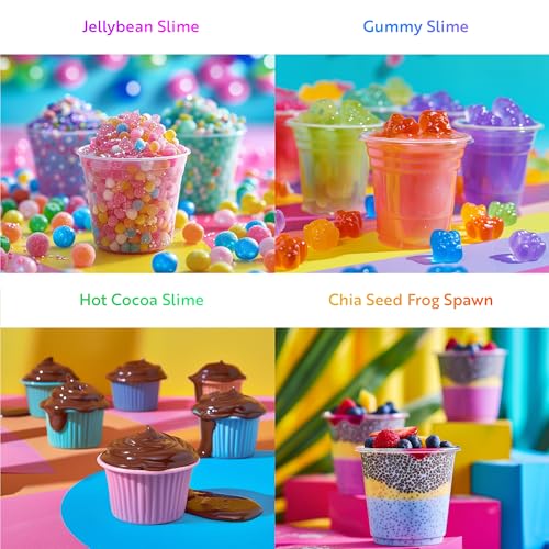 Image of Playz Edible Slime Candy Making Kit for Kids Age 8-12 Years Old w / 25+ Fun