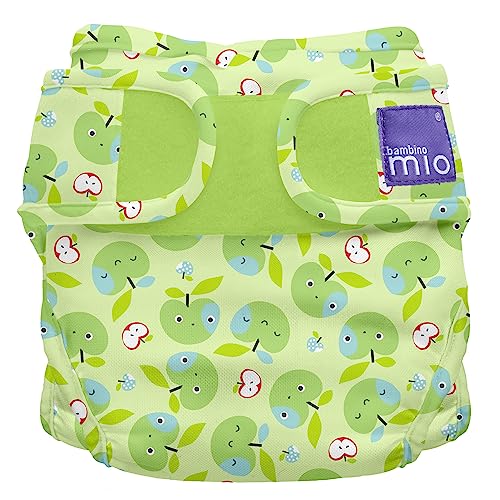 Image of Bambino Mio Mioduo Cloth Diaper Cover, Apple Crunch, Size 1 (< 21lbs)