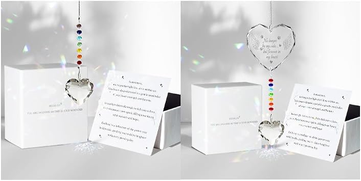 Hegelda Birthday Gifts for Women Friendship,Valentines Day Inspirational Gifts for Her Friends Coworkers Girlfriend Wife Mom Daughter Sister Aunt Crystals Suncacther