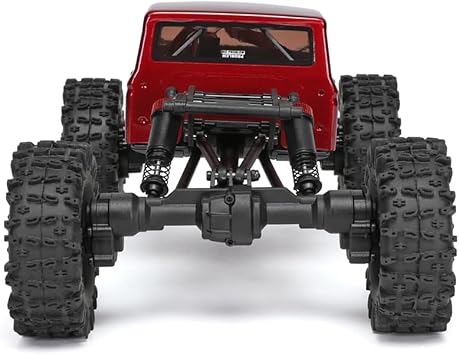 Redcat Racing Ascent-18 APEX, 1/18 Scale Brushless Electric Rock Crawler, Carbon Fiber, 4WD RC Car for Adults with 2.4GHz Radio System (Red)
