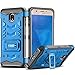 Produktbild J&D Kompatibel für Galaxy J7 2018/J7 V 2nd Gen/J7 Refine/J7 Star Hülle, [Holster Belt Clip Combo] [Standfuß] [360 Grad Drehen] Holster Hybrid Stoßfest Schutzhülle - [Nicht für Galaxy J7 2017/J7 Prime]