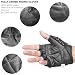 Kango MESH WEIGHT LIFTING PADDED LEATHER GLOVES TRAINING CYCLING GYM BLACK S-004P