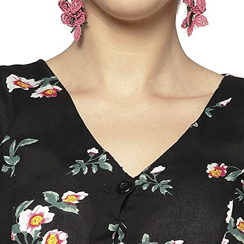 Image of SERA Women's Cotton A-Line Mini Casual Dress
