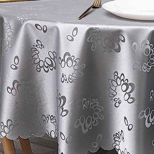 Nappe anti taches gris C rectangle imprimé nappe imperméable 80x120cm - 8