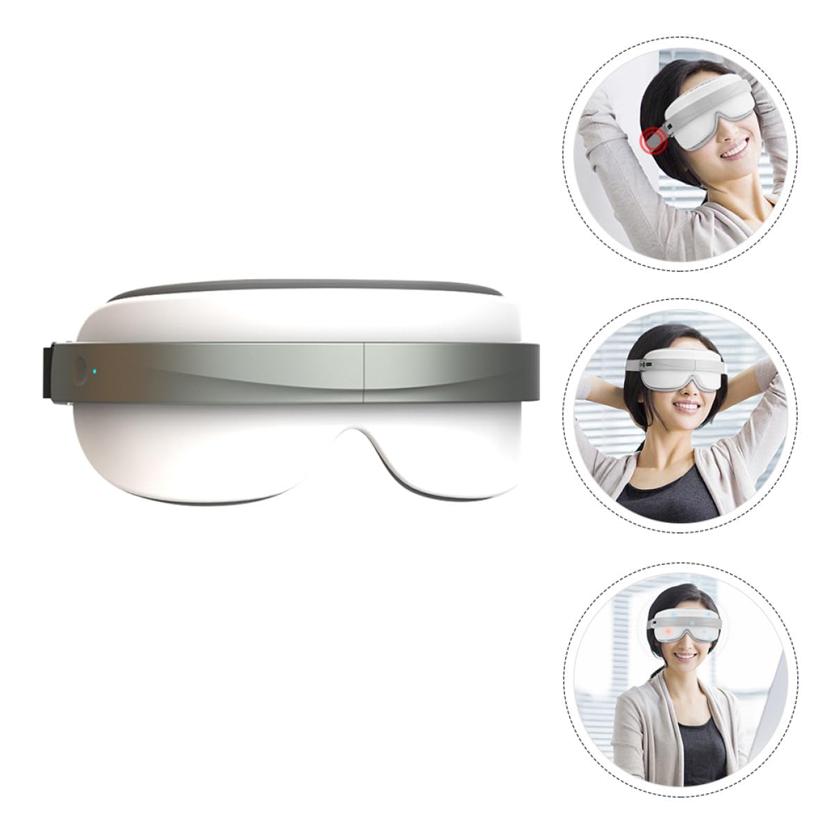 Instrument de Massage Yeux Rechargeable, Massage Relaxant, Portable, ABS