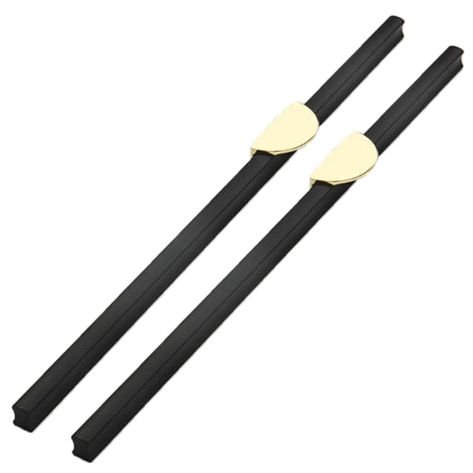 Möbelgriff schwarz Griffleiste Aluminium Design-Griff Küche Stangengriff eckig für Schubladen Kleiderschränke Profilgriff Länge 2 Stück - Alu Schubladengriff Vintage (800mm)