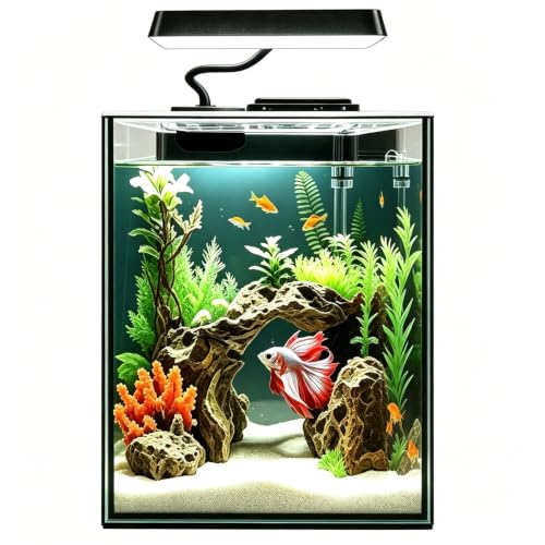 iPriro Glass Betta Aquarium Starter Kits...