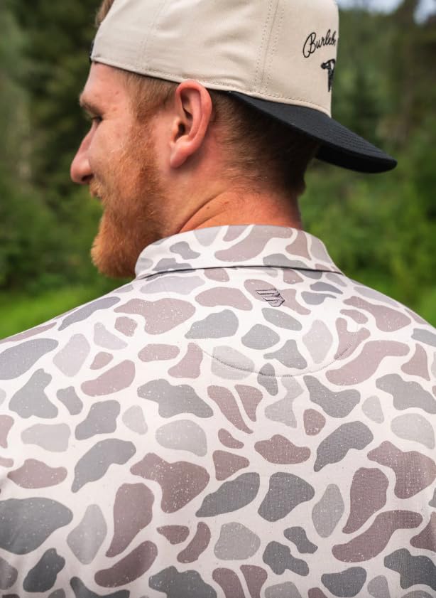 Performance Button Up - Retro Duck Camo3