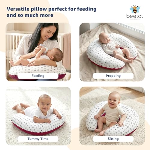 beetot 3 in 1 Baby Bed Set, Red Red Wine - Image 6
