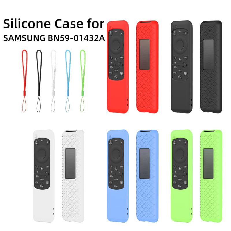 Smastronics - Samsung TV Remote Cover Case - Silicone Protective Case with Remote Loop - BN59-01432A (Black - Solar Cell) 7 51Z79EyIinL