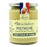 Lucien Georgelin Pâte à tartiner pistache et chocolat blanc 330g - Sans huile de palme...