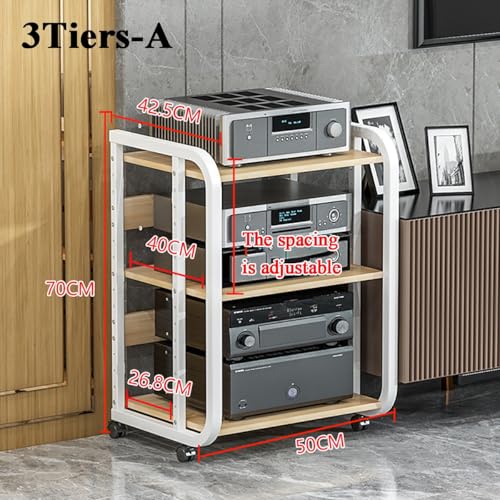 Meuble HiFi support AV blanc pour console de jeux