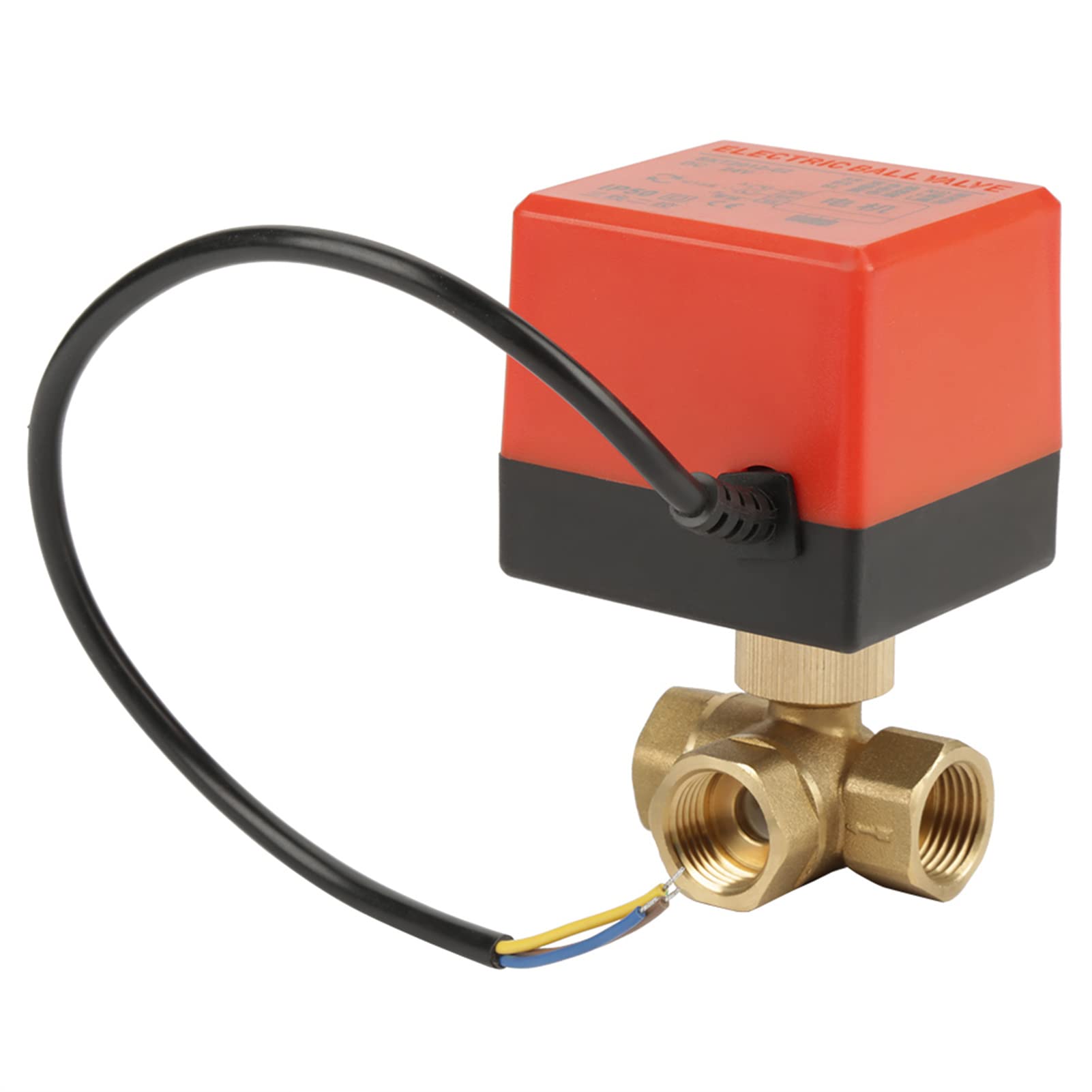 G1 / 2"Valvola elettrica motorizzata in ottone DN15 per controllo di flusso 3 vie 220VAC