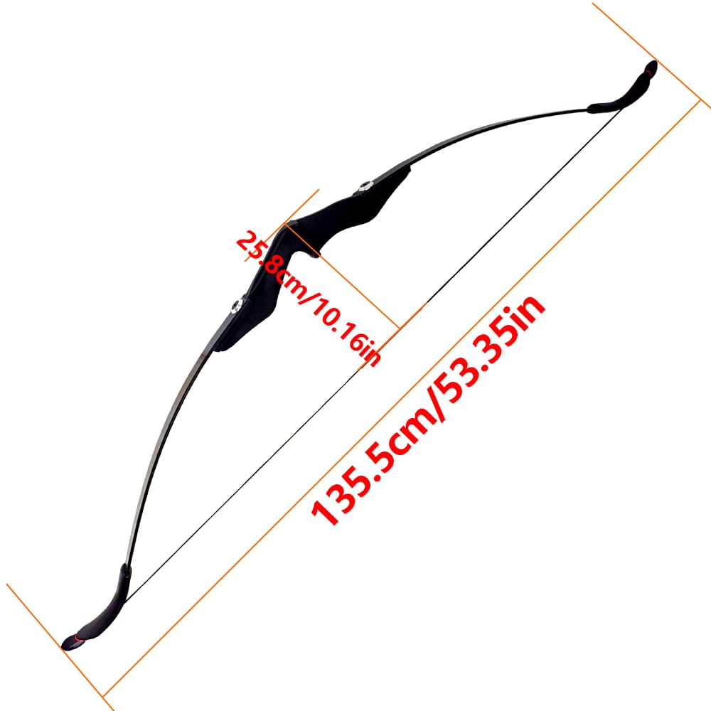 Recurve Bogen und Pfeile Set Bogenschießen Takedown Bogen Jagd 30/40lbs Erwachsene Jagdschießen Outdoor Anfänger Schießen mit Bogenschießen Zubehör Langbogen Set