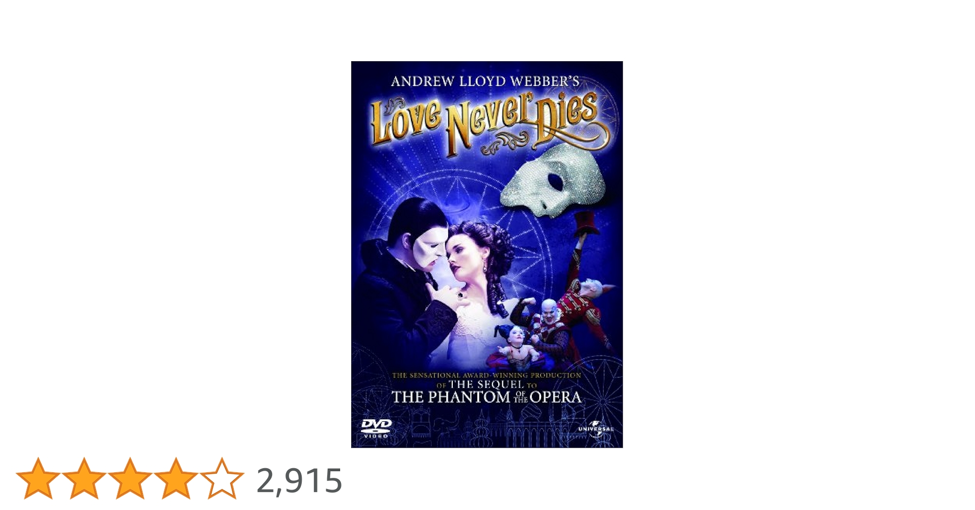 DVD  アンドリュー・ロイド=ウェバー ラヴ・ネヴァー・ダイズ Amazon.co.jp: アンドリュー・ロイド＝ウェバー ラヴ・ネヴァー