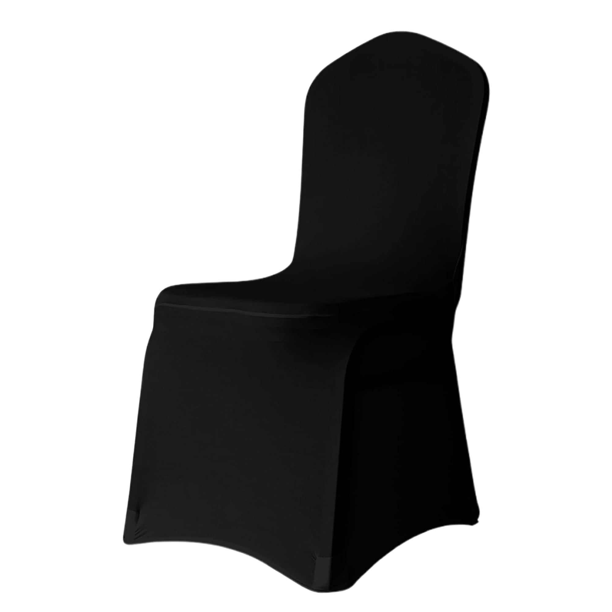 Housse de chaise polyester extensible noir 140g pour banquet et événement