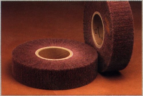 3M Scotch-Brite CF-FB Non-Woven Aluminum Oxide Flap Wheel - 2 in Face Width - 12 in Diameter - 5 in Center Hole - Density Grade: Hard - 01218 [PRICE is per BRUSH]