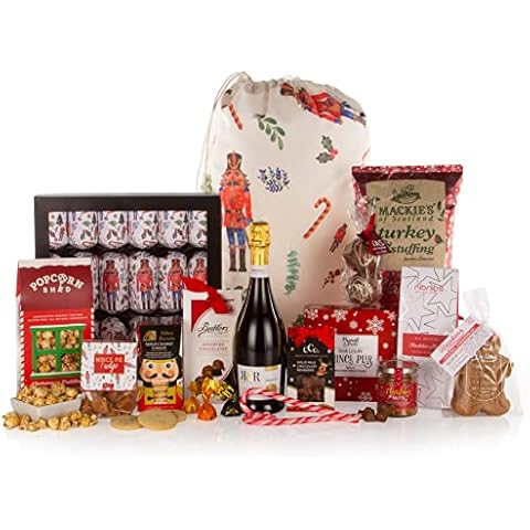 The Nutcracker Christmas Hamper -Prosecco, Mince Pies, Gingerbread - Virginia Hayward Hampers - Free UK Next Day Delivery Cover